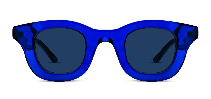 Shop Anarchy Deep Blue Vintage Colored Sunglasses for Men