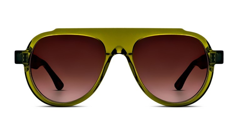 Thierry Lasry Clandesty Aviator Sunglasses Frontal View