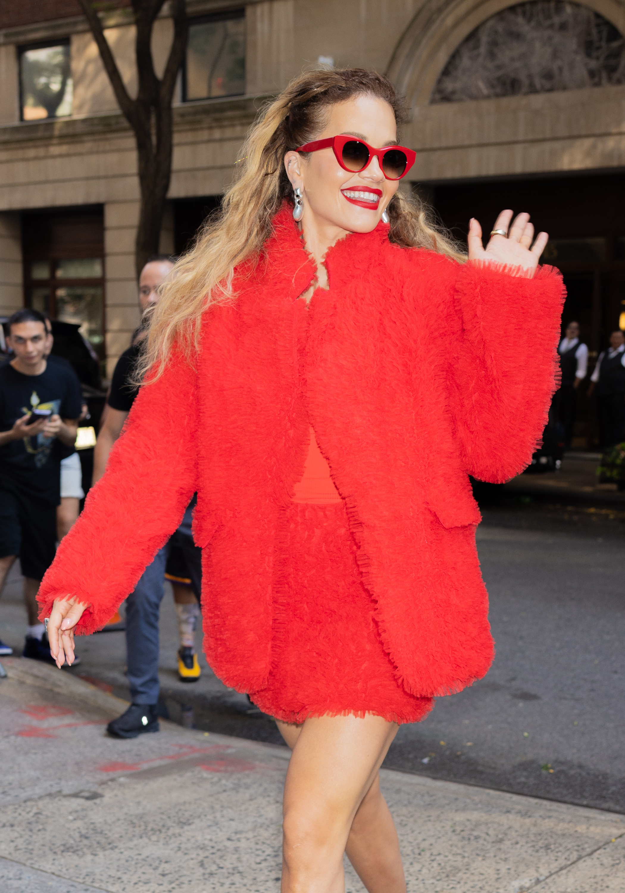 RITA ORA wearing THIERRY LASRY sunglasses